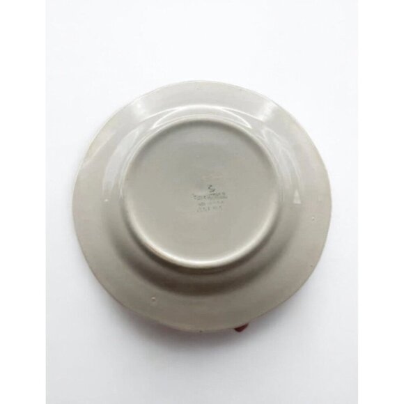 Vtg Homer Laughlin Oriole Plate Decorative China Bird Dish Gold Filigree Rim USA - Picture 3 of 4